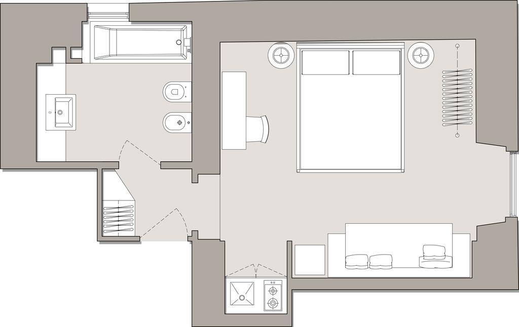 App Leoncino Design Apartment In Rome Ruang foto